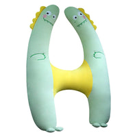 HKM-124243 Cute Animal Neck Pillow for Baby Car Seat - Pink Rabbit, Dinosaur, Purple Alpaca