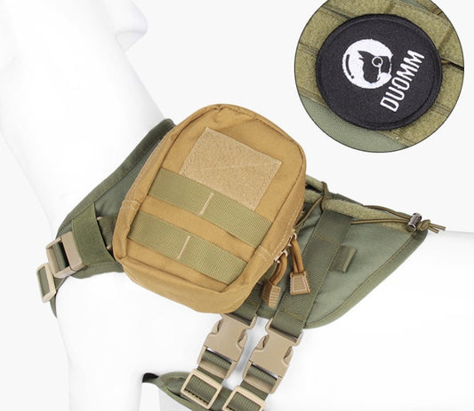 HKM-124307 Large Oxford Chest and Back Vest for Dogs - Durable and Adjustable Design