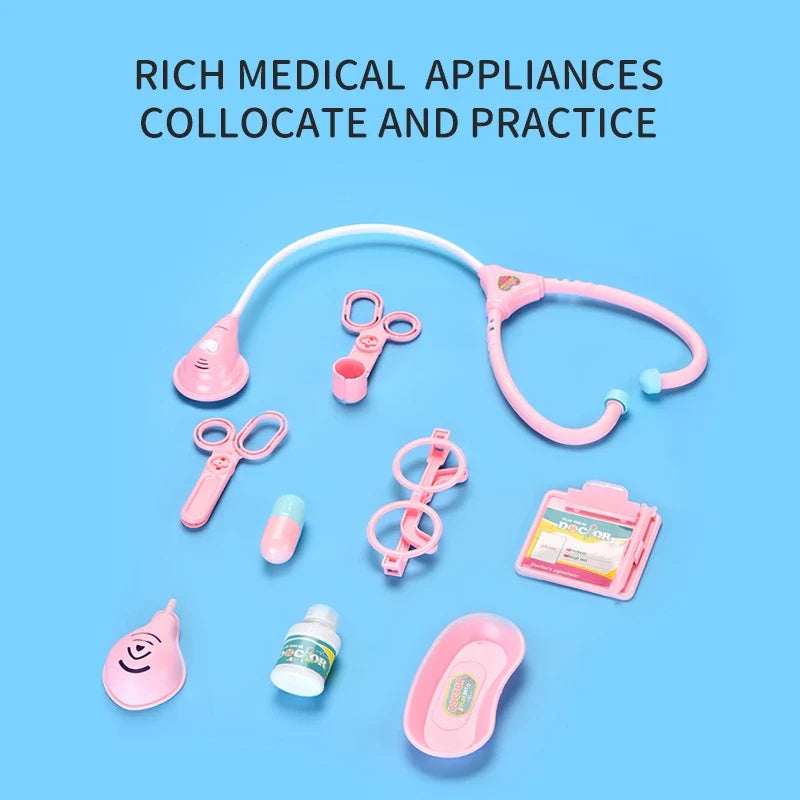 HKM-124371 Educational Doctor Play Toy Set for Kids - Indoor Role Play Medical Kit for Ages 2-4