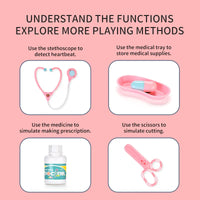HKM-124371 Educational Doctor Play Toy Set for Kids - Indoor Role Play Medical Kit for Ages 2-4
