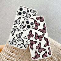 HKM-124371 Frosty Wind Design TPU Back Cover for iPhone Models