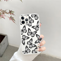 HKM-124371 Frosty Wind Design TPU Back Cover for iPhone Models