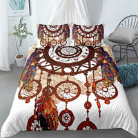 HKM-124435 3D Floral Digital Printing Brushed Polyester Bedding Set in Various Sizes