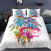 HKM-124435 3D Floral Digital Printing Brushed Polyester Bedding Set in Various Sizes