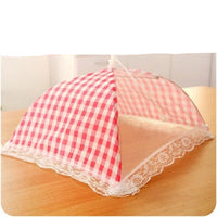 HKM-124435 Transparent Mesh Food Cover with Steel Frame - 42cm Length x 29cm Height x 63cm Width