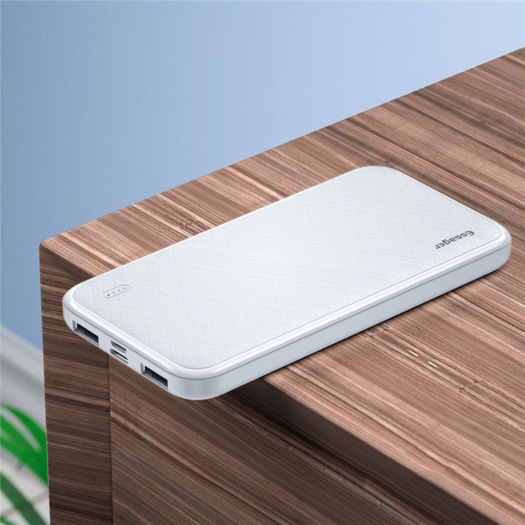 HKM-124499 Portable Power Bank with Square Aluminum Shell for Versatile Charging Needs