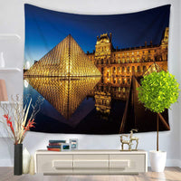 HKM-124819 Fashion Tapestry Wall Hanging - Size Options: 150CM x 130CM & 150CM x 200CM - Lightweight Polyester with Sun Protection