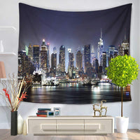 HKM-124819 Fashion Tapestry Wall Hanging - Size Options: 150CM x 130CM & 150CM x 200CM - Lightweight Polyester with Sun Protection
