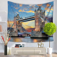 HKM-124819 Fashion Tapestry Wall Hanging - Size Options: 150CM x 130CM & 150CM x 200CM - Lightweight Polyester with Sun Protection