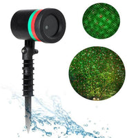 HKM-124883 Mini Laser Christmas Projection Light for Courtyards and Villas, IP44 Waterproof, Starry Effect