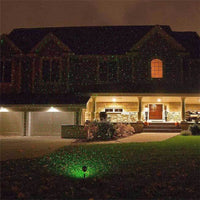 HKM-124883 Mini Laser Christmas Projection Light for Courtyards and Villas, IP44 Waterproof, Starry Effect