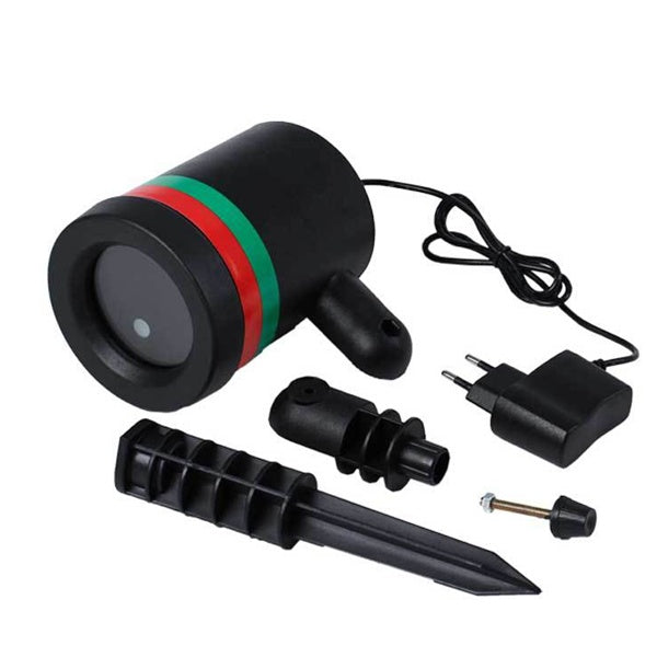HKM-124883 Mini Laser Christmas Projection Light for Courtyards and Villas, IP44 Waterproof, Starry Effect