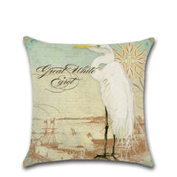 HKM-124947 Marine Animal Design Cushion Cover - Spandex Fabric for Modern Home Decor