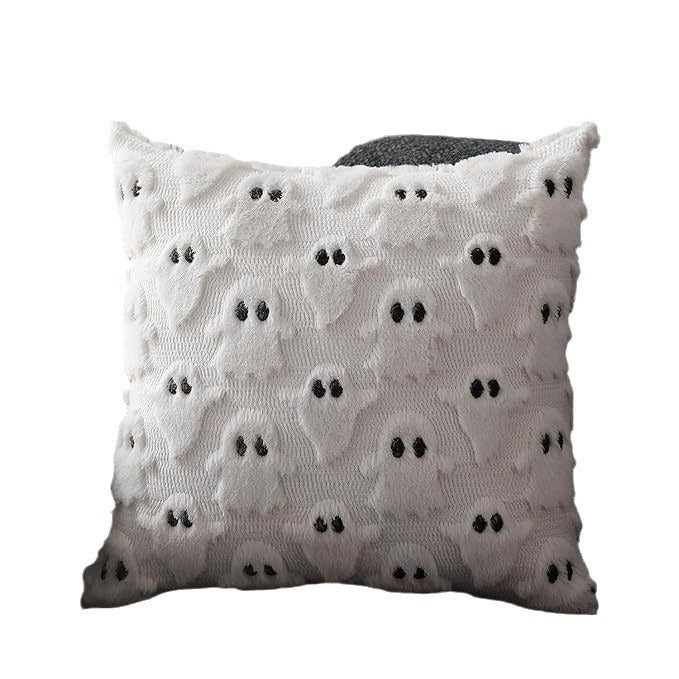 HKM-125075 Cartoon Plush Pillow Cover for Living Room Sofa - Customizable Colors & Sizes 45X45CM