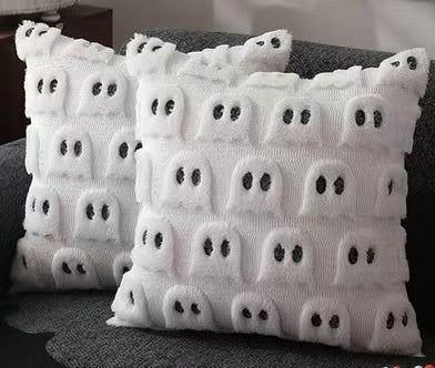 HKM-125075 Cartoon Plush Pillow Cover for Living Room Sofa - Customizable Colors & Sizes 45X45CM