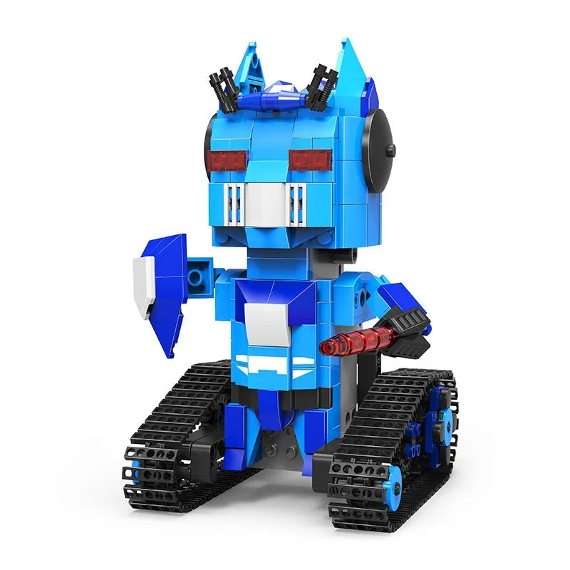 Intelligent Programmable Building Blocks Robot Toy for Kids Ages 5-13 - DIY Battery Operated STEM Fun