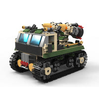 HKM-125075 Intelligent Programmable Building Blocks Robot Toy for Kids Ages 5-13 - DIY Battery Operated STEM Fun