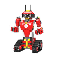 HKM-125075 Intelligent Programmable Building Blocks Robot Toy for Kids Ages 5-13 - DIY Battery Operated STEM Fun