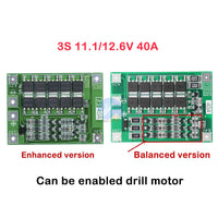 HKM-125459 3S 40A Lithium Battery Protection Board with Enhanced Balance Functionality