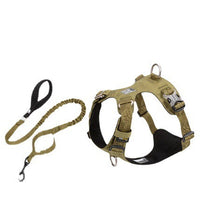 HKM-125459 Durable Reflective Dog Harness and Traction Rope for Secure Outdoor Walking and Training