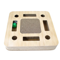 HKM-125715 Corrugated Paper Cat Amused Turntable – Simple and Stylish Interactive Toy
