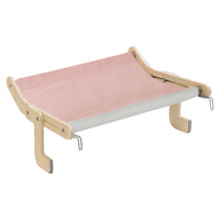 HKM-125779 Cat Climbing Frame with Hanging Bed in Various Colors - Wooden Pet Bed for Cats