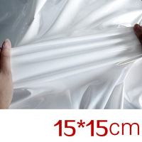HKM-126099 High Gloss Sparkling Stretch Leather Waterproof Fabric for Clothing - Black & White Options Available
