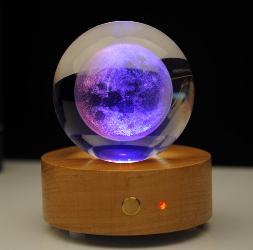 HKM-126547 Wooden Music Box with Bluetooth Connectivity and Artificial Material - City in the Sky Tune