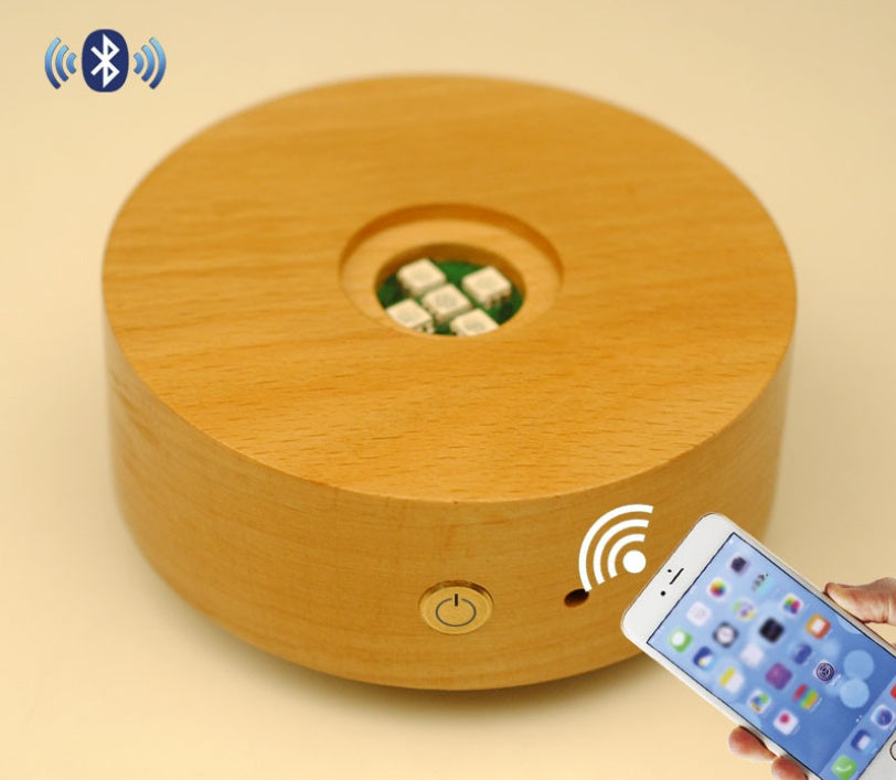HKM-126547 Wooden Music Box with Bluetooth Connectivity and Artificial Material - City in the Sky Tune