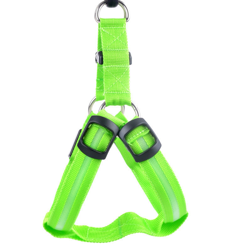 HKM-126611 LED Illuminated Dog Walking Vest with Adjustable Lighting for Small to Large Pets