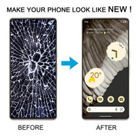 HKM-126675 Google Pixel 7 Pro GP4BC GE2AE OLED LCD Touch Display Assembly with Frame