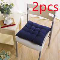 HKM-126803 Stylish Dining Chair Cushion - Soft Seat Pad in Coffee Brown, Navy Grey, and Wine Red