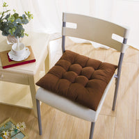 HKM-126803 Stylish Dining Chair Cushion - Soft Seat Pad in Coffee Brown, Navy Grey, and Wine Red