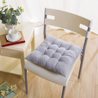 HKM-126803 Stylish Dining Chair Cushion - Soft Seat Pad in Coffee Brown, Navy Grey, and Wine Red