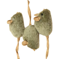 HKM-126867 Interactive Plush Mouse Cat Toy with Squeaking Sound - Bite-resistant and Automatic Chirping Chew Toy for Kittens