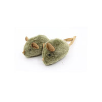 HKM-126867 Interactive Plush Mouse Cat Toy with Squeaking Sound - Bite-resistant and Automatic Chirping Chew Toy for Kittens