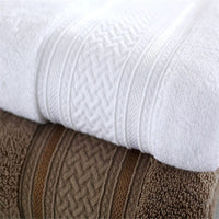 HKM-126995 Egyptian Cotton Bathroom Towel - 40x75cm, Thick, Highly Absorbent, Jacquard Design