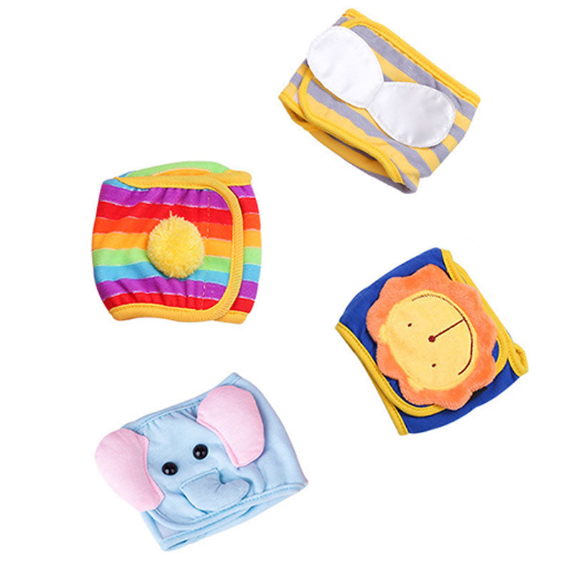 HKM-126995 Menstrual Safety Pants for Pets - Cartoon Patterns, Cotton, Various Sizes