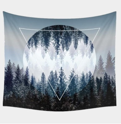 HKM-127123 Boho Animal Pattern Polyester Tapestry Wall Hanging and Beach Blanket