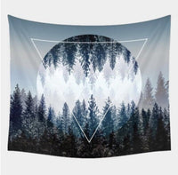 HKM-127123 Boho Animal Pattern Polyester Tapestry Wall Hanging and Beach Blanket
