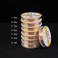 HKM-127251 Handmade DIY Copper Braided Cord for Crafting and Projects