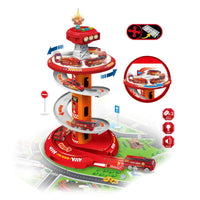 HKM-127379 Car Parking Lot Toy with Music and Lights for Kids Ages 2 to 7