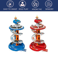 HKM-127379 Car Parking Lot Toy with Music and Lights for Kids Ages 2 to 7
