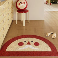 HKM-127379 Christmas Decorative PVC Entrance Mat with Geometric Pattern - Multiple Sizes Available