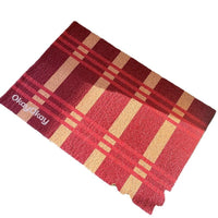 HKM-127379 Christmas Decorative PVC Entrance Mat with Geometric Pattern - Multiple Sizes Available