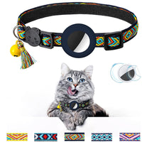 HKM-127443 Geometric Pattern Pet Collar with Bell in Various Colors