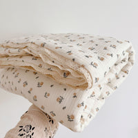 HKM-127571 Pure Cotton Double-Layer Gauze Duvet and Baby Pillow Set for Summer