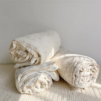 HKM-127571 Pure Cotton Double-Layer Gauze Duvet and Baby Pillow Set for Summer