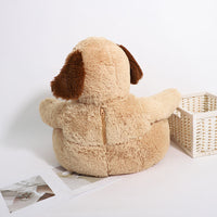 HKM-127635 Cute Puppy Plush Cushion for Kids - Soft Cartoon Dog Tatami Seat