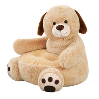 HKM-127635 Cute Puppy Plush Cushion for Kids - Soft Cartoon Dog Tatami Seat